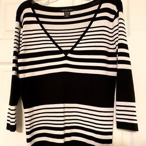 Black and White Summer Sweater